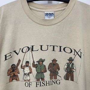 Vintage Evolution of Fishing Tee